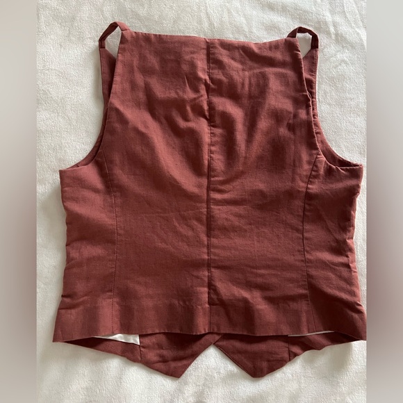 Zara Rust Brown Vest and Skorts Set - Picture 6 of 11